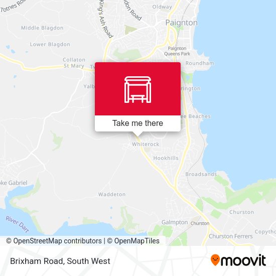 Brixham Road map