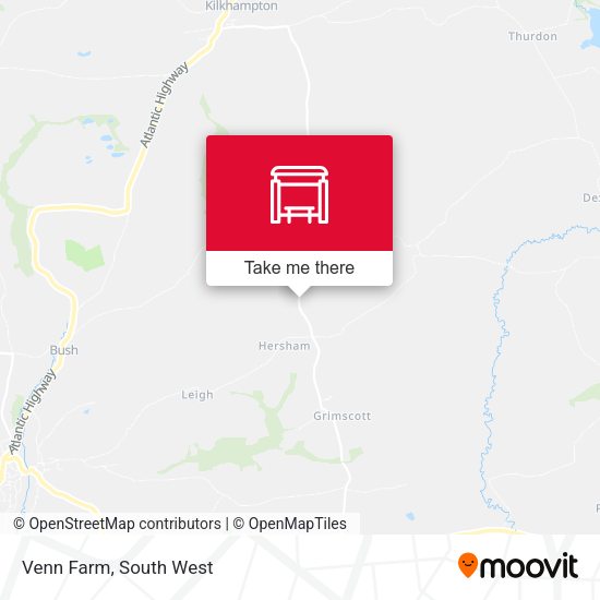 Venn Farm map