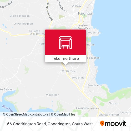 166 Goodrington Road, Goodrington map