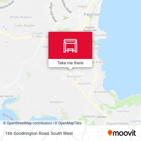 166 Goodrington Road, Goodrington map