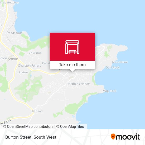 Burton Street map