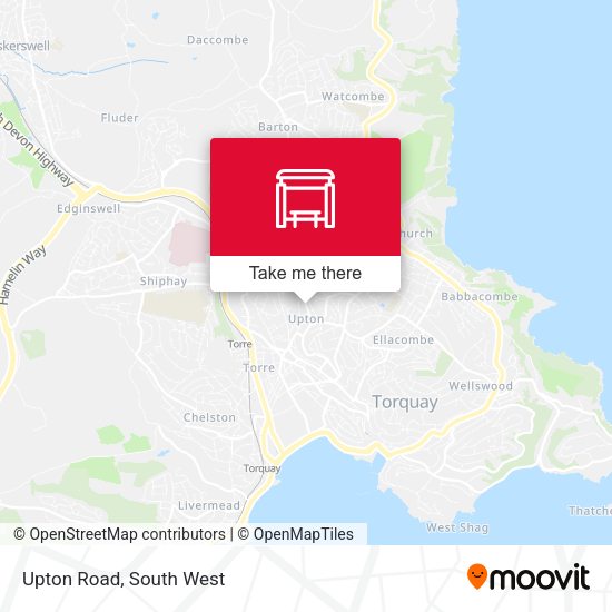 Upton Road map