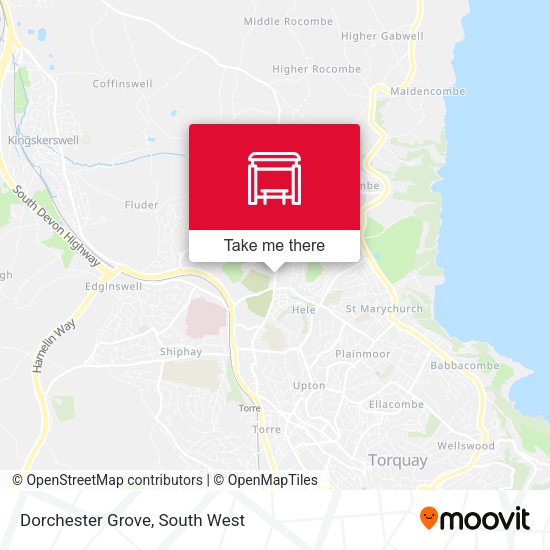 Dorchester Grove map