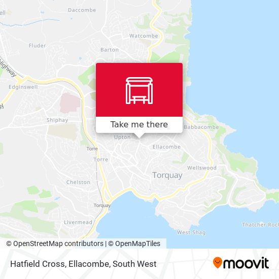 Hatfield Cross, Ellacombe map