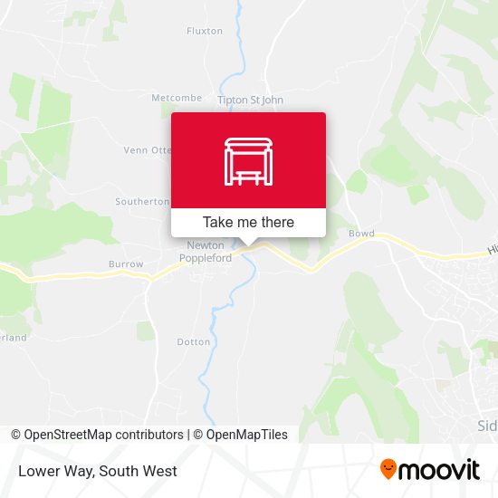 Lower Way map