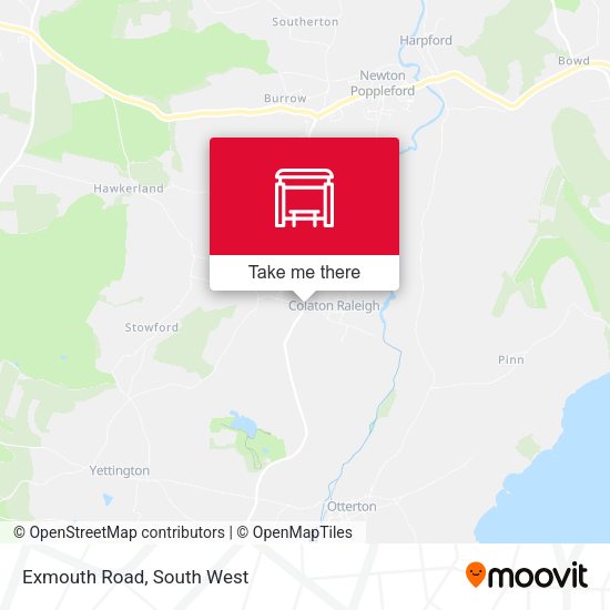 Exmouth Road map