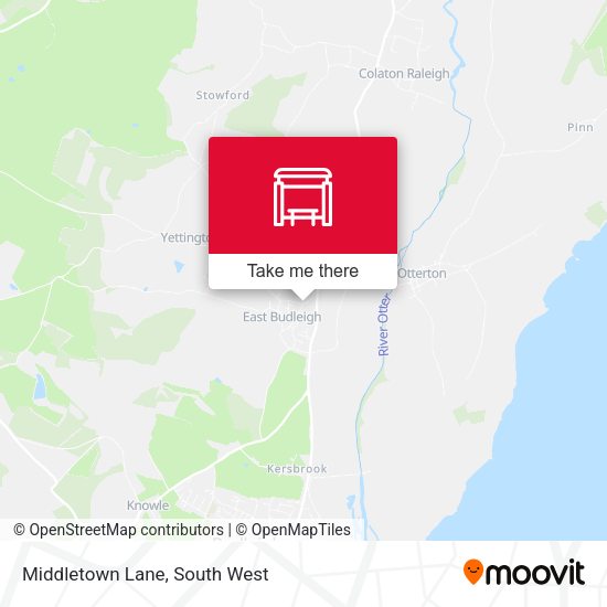 Middletown Lane map