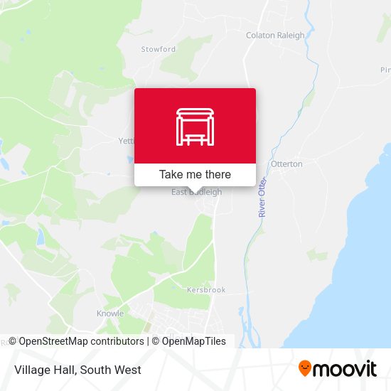 Village Hall map