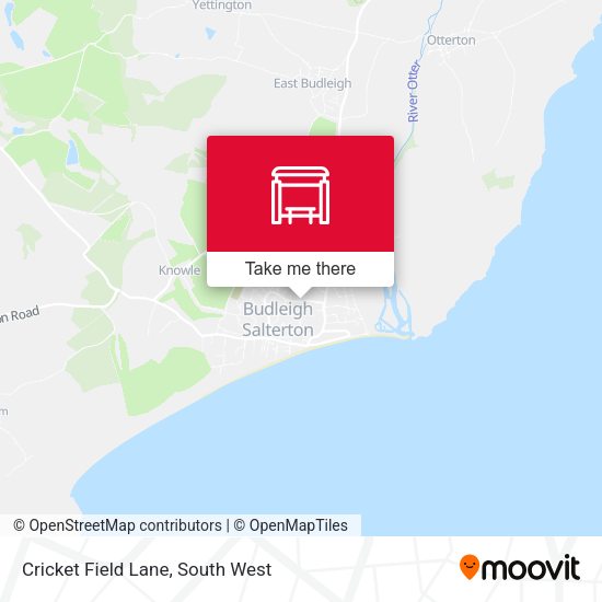 Cricket Field Lane map
