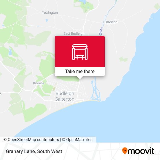 Granary Lane map