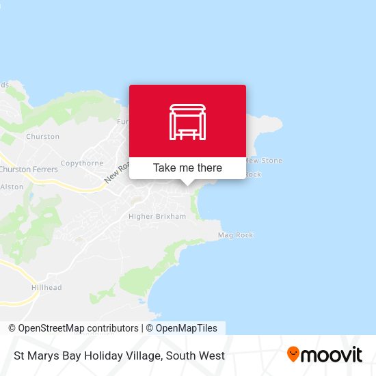 St Marys Bay Holiday Village map