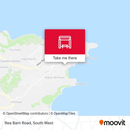 Rea Barn Road map