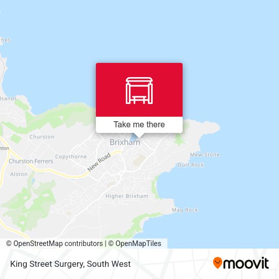King Street Surgery map
