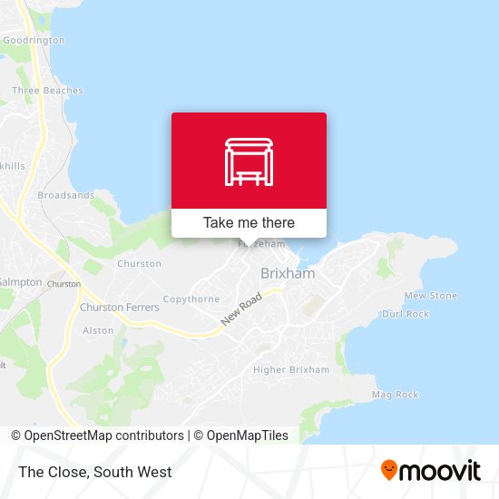 The Close map