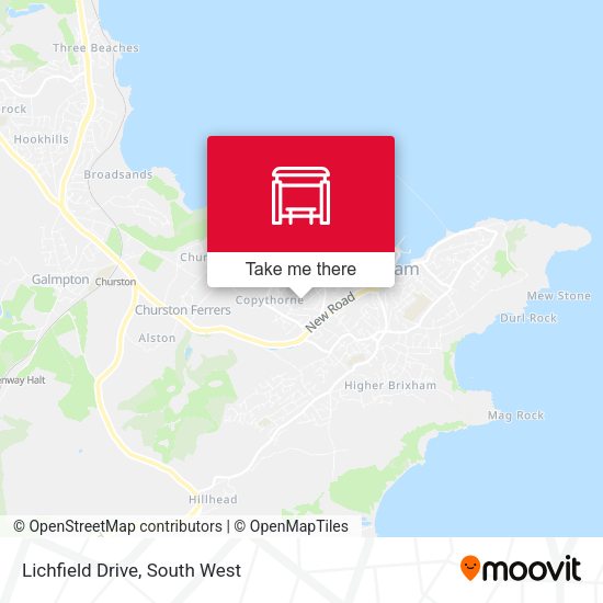Lichfield Drive map
