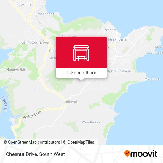 Chesnut Drive map