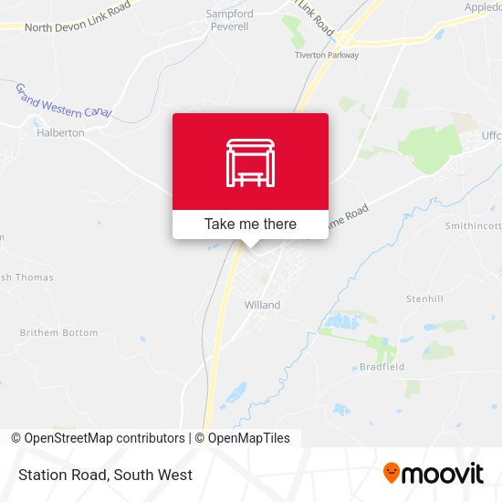 Station Road map