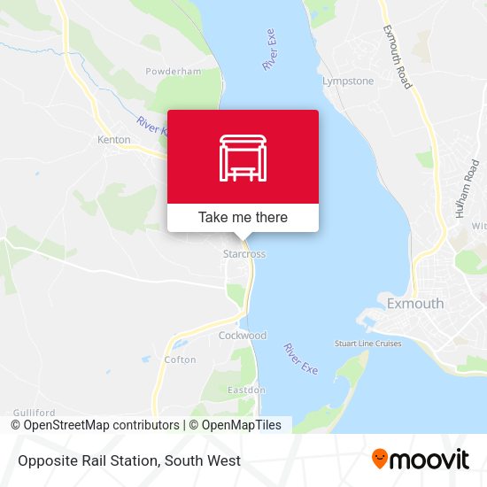 Opposite Rail Station map