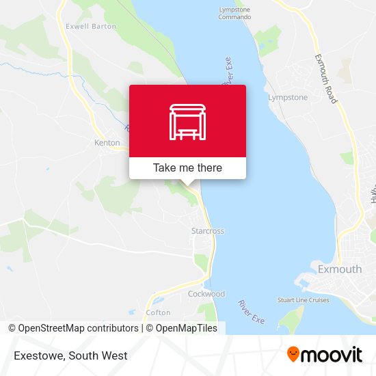 Exestowe map