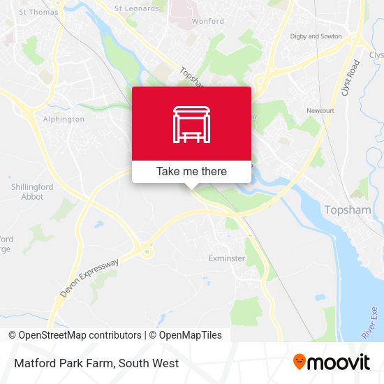 Matford Park Farm map
