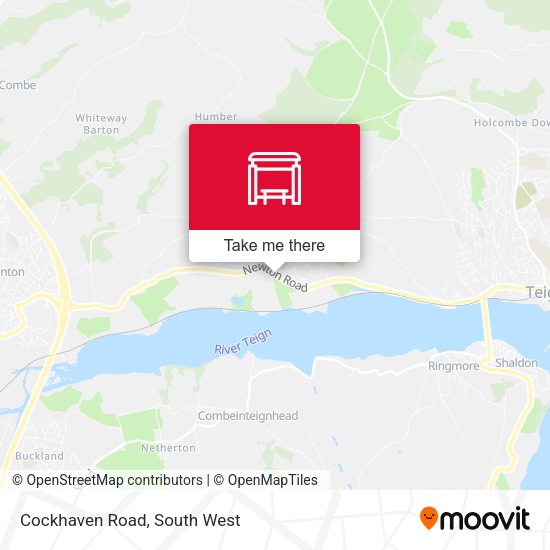 Cockhaven Road map