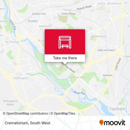 Crematorium map