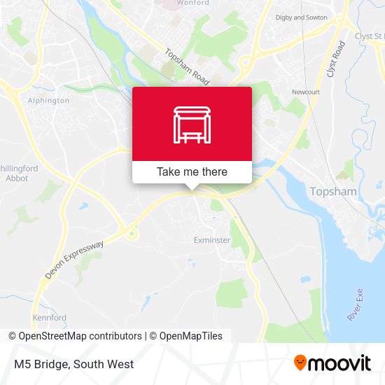 M5 Bridge map