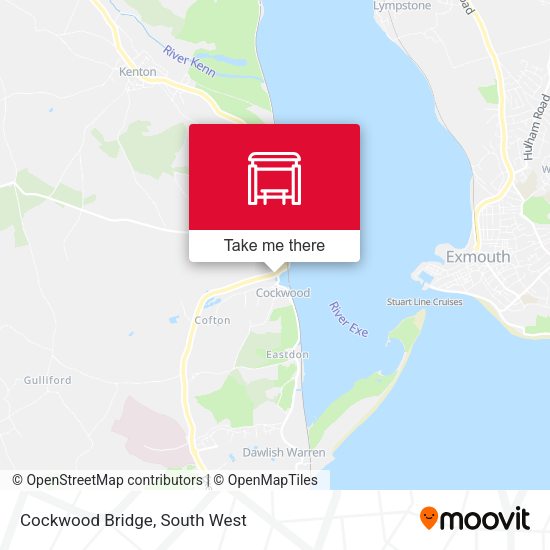 Cockwood Bridge map