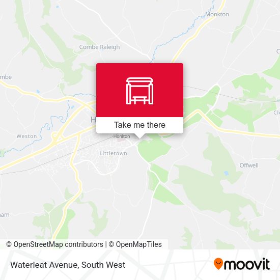 Waterleat Avenue map