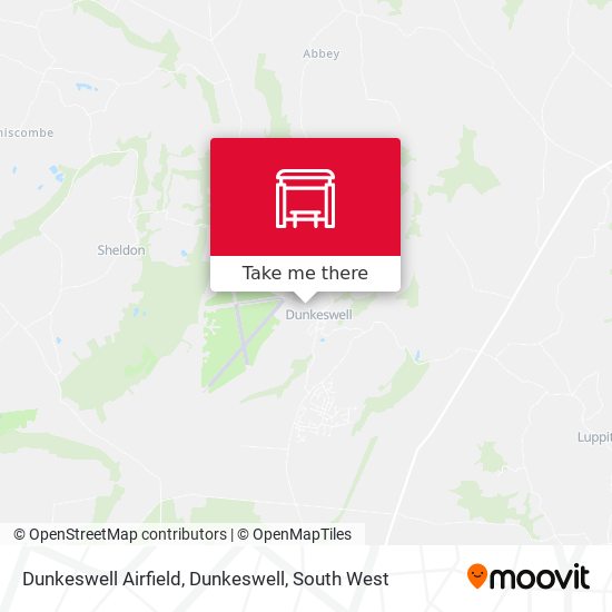 Dunkeswell Airfield, Dunkeswell map