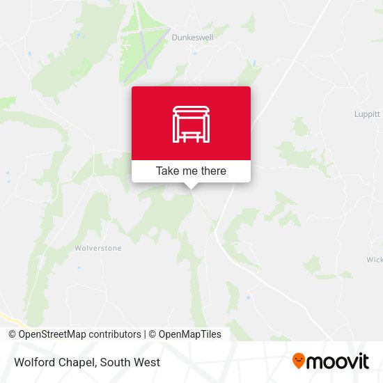 Wolford Chapel map