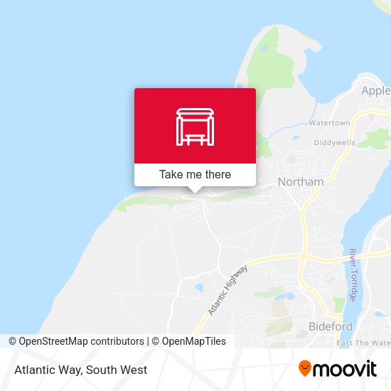Atlantic Way map