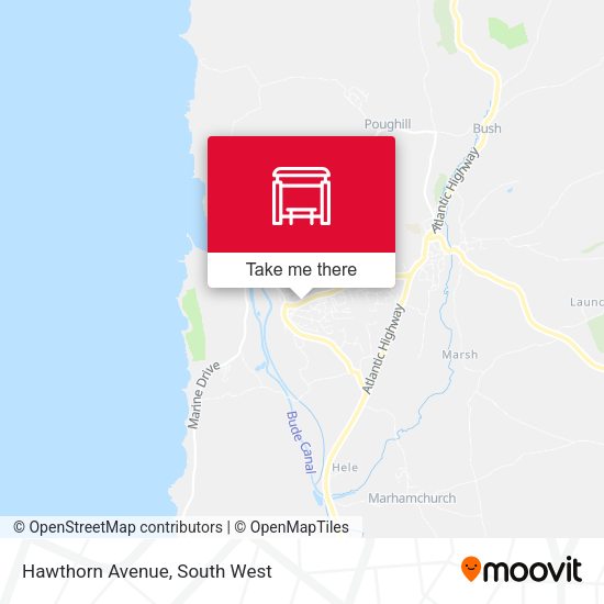 Hawthorn Avenue map