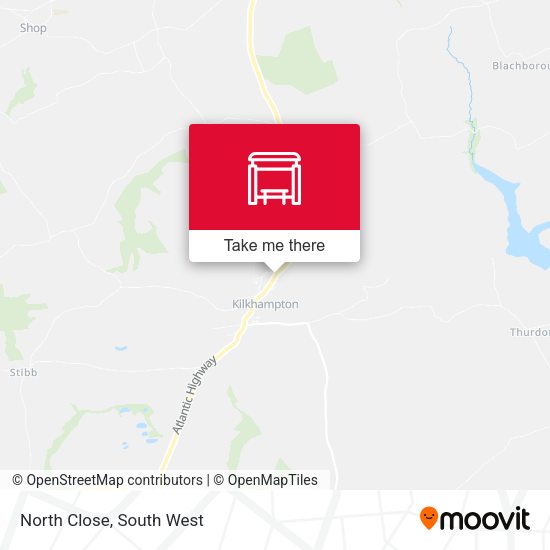 North Close map