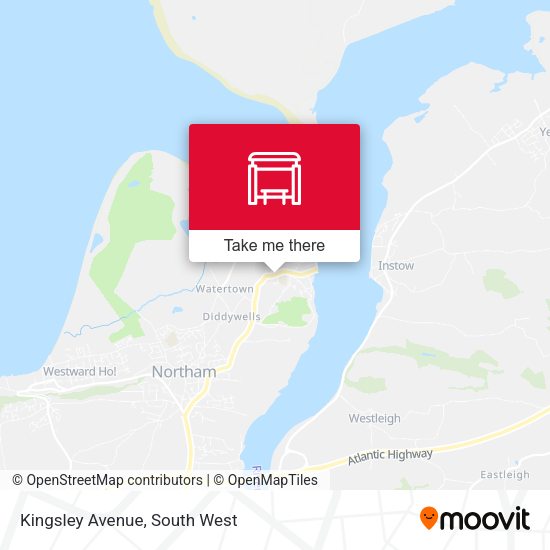 Kingsley Avenue map