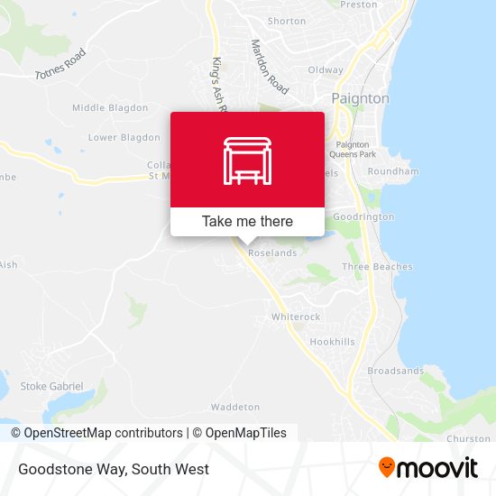 Goodstone Way map