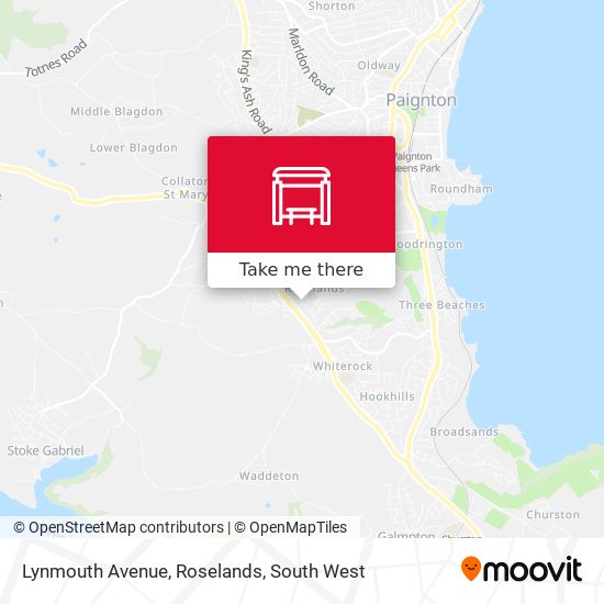 Lynmouth Avenue, Roselands map