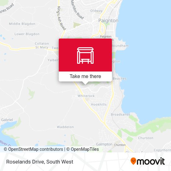Roselands Drive map