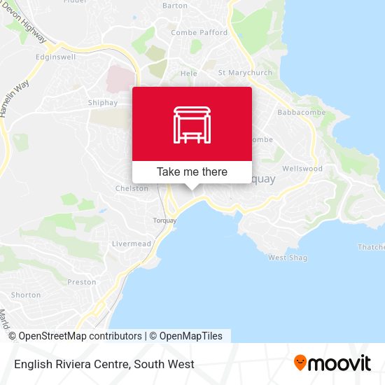 English Riviera Centre map