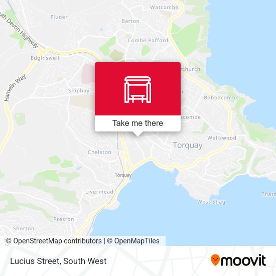 Lucius Street map