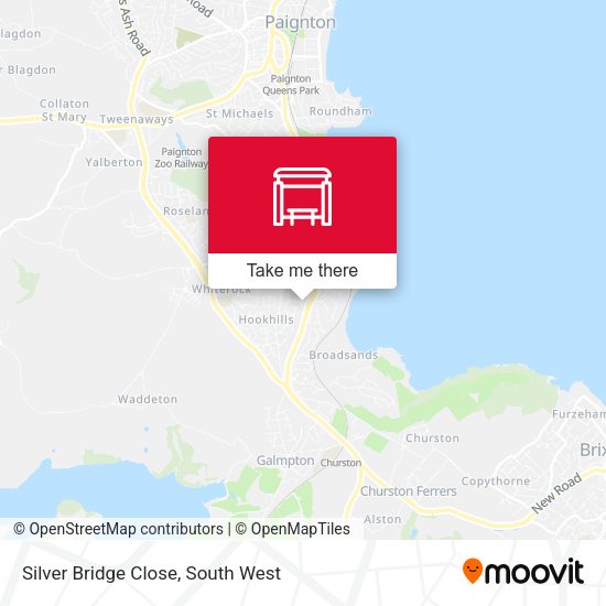 Silver Bridge Close map