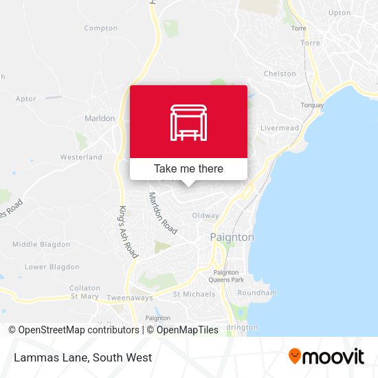 Lammas Lane map