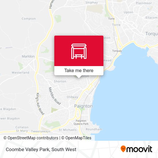 Coombe Valley Park map