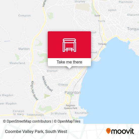 Coombe Valley Park map