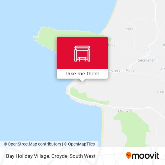 Bay Holiday Village, Croyde map