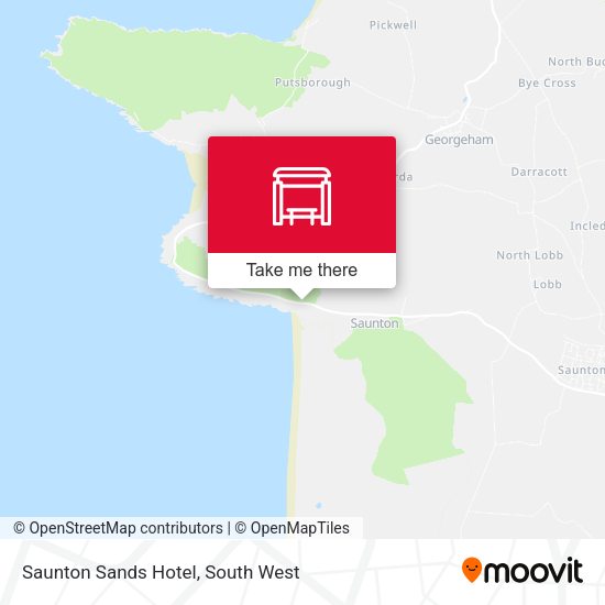 Saunton Sands Hotel map