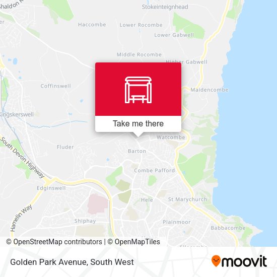 Golden Park Avenue map