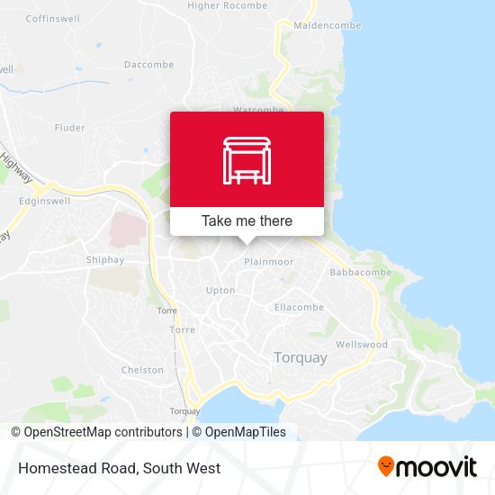 Homestead Road map