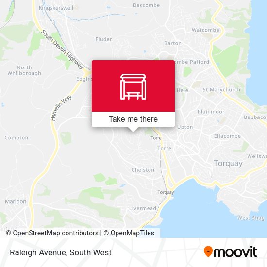 Raleigh Avenue map