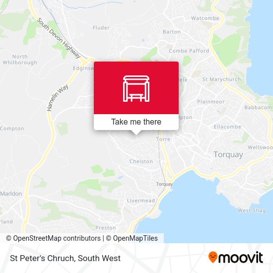 St Peter's Chruch map